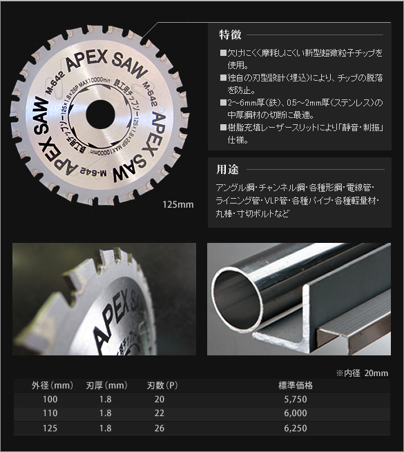 鉄・ステンレス用の詳細